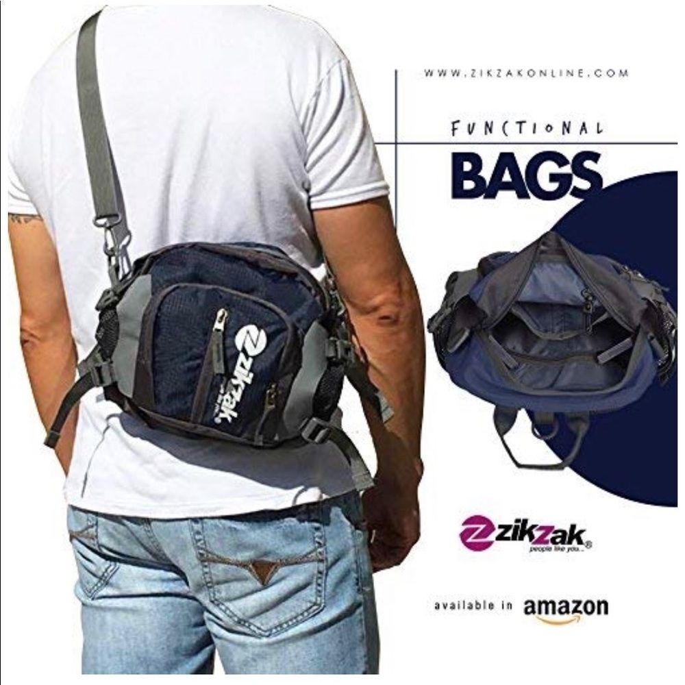 Multifunctional Waterproof Waist Pack Unisex Blue‎